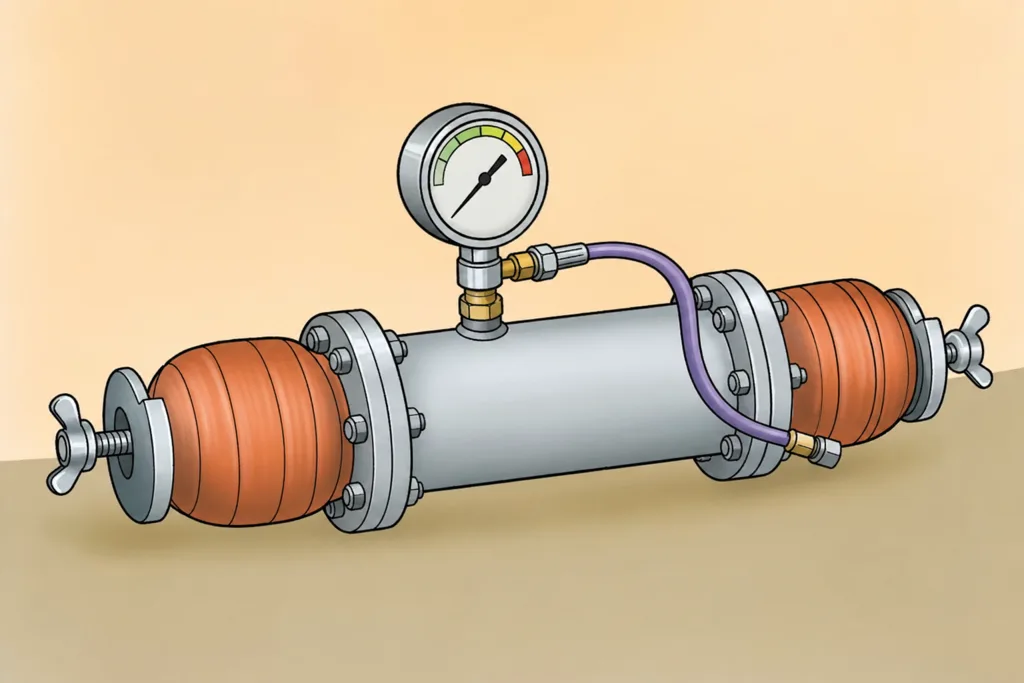 Dichtheitsprüfung — Illustration
