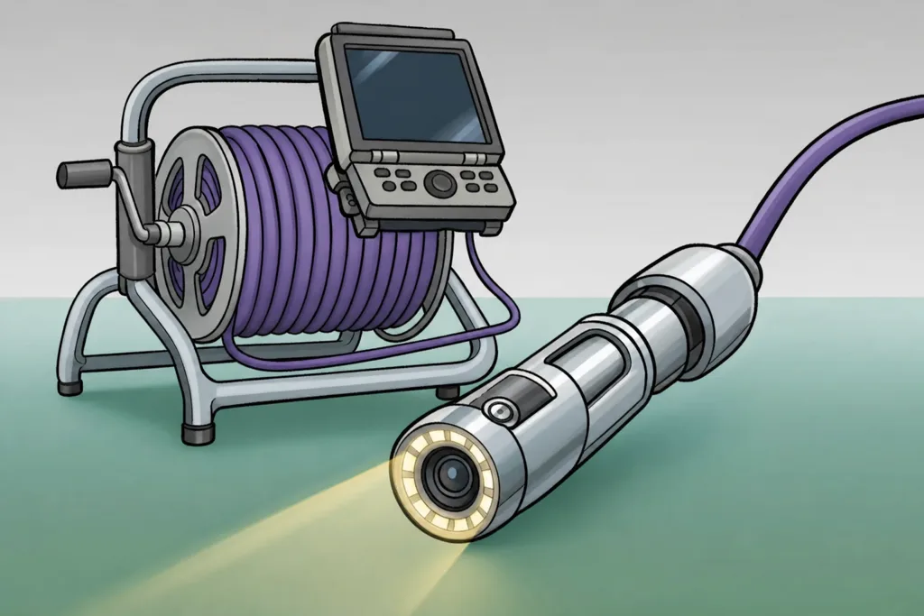 Kanal-TV-Untersuchung — Illustration