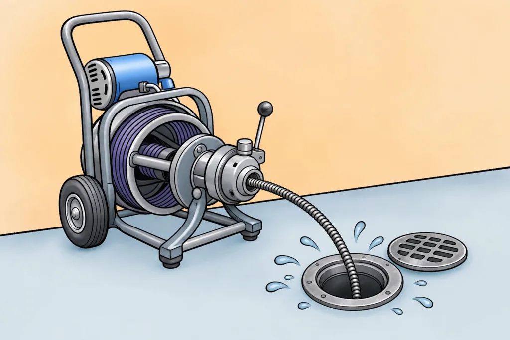 Rohrreinigung — Illustration