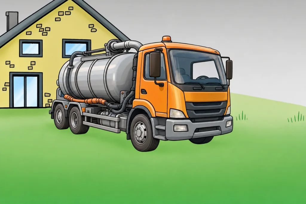 Saugwagen — Illustration